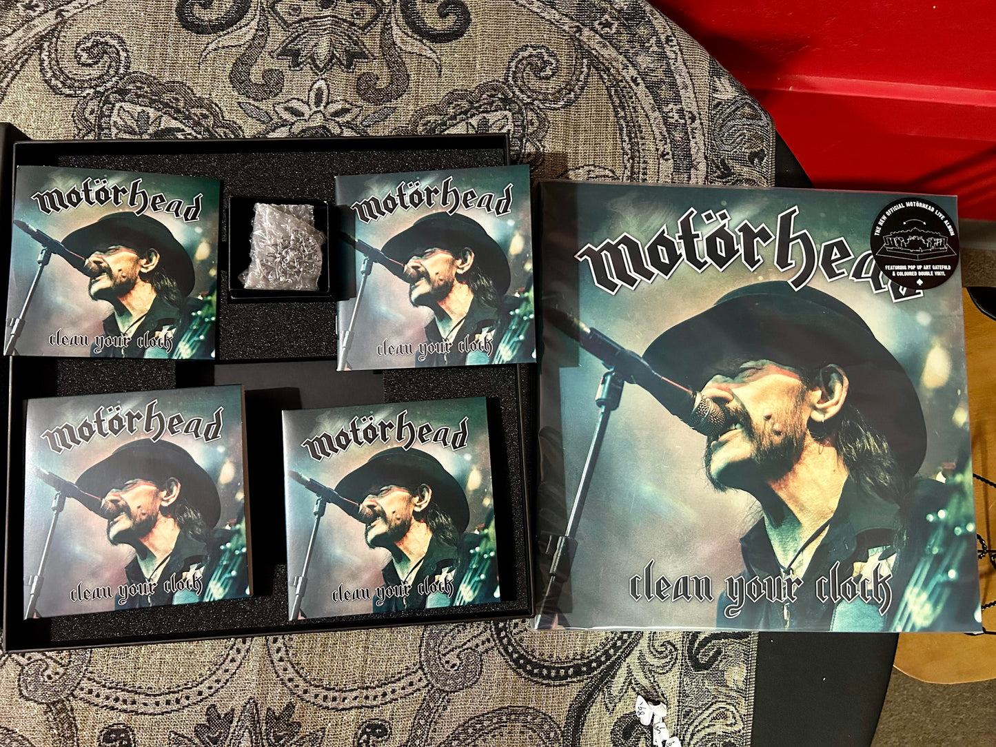 Motorhead - Clean Your Clock (Deluxe Edition 2 LP on Colored Vinyl + CD+DVD+Blu-Ray