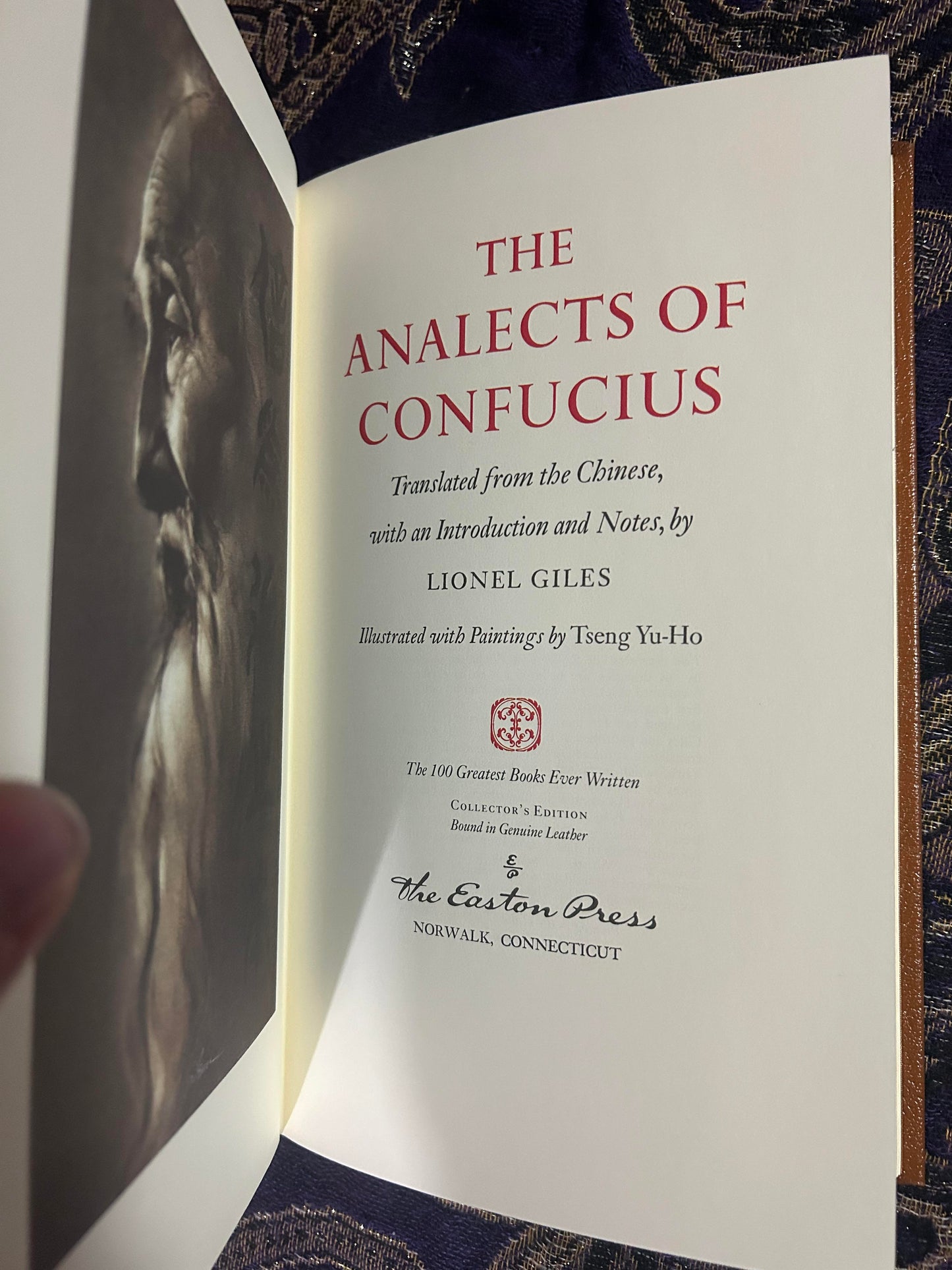 The Analects of Confucius (Easton Press Edition)