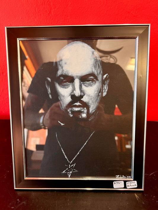 Portrait of Anton LaVey - Original Artwork