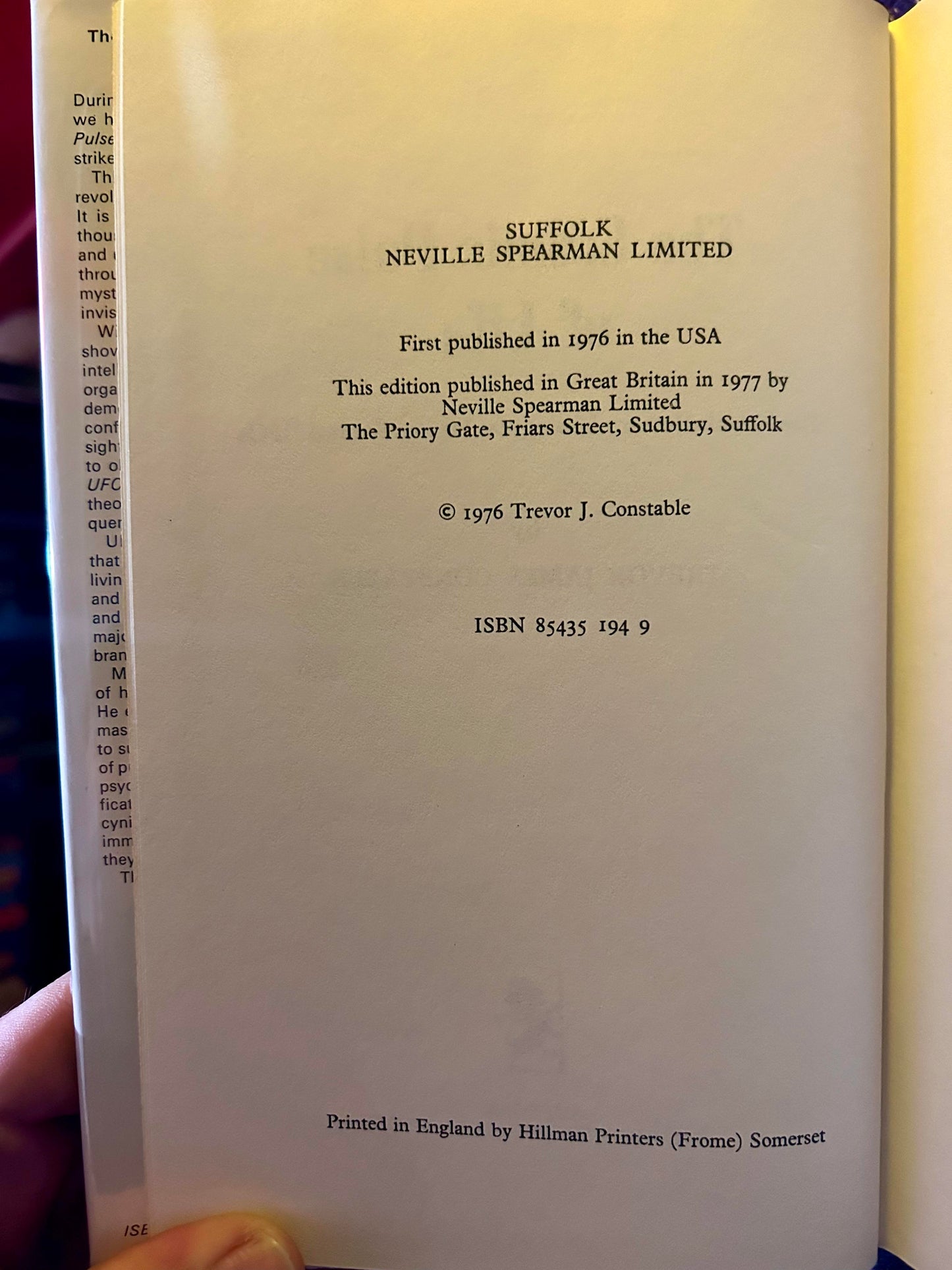 The Cosmic Pulse of Life: The Revolutionary Biological Power Behind UFOs by Trevor James Constable