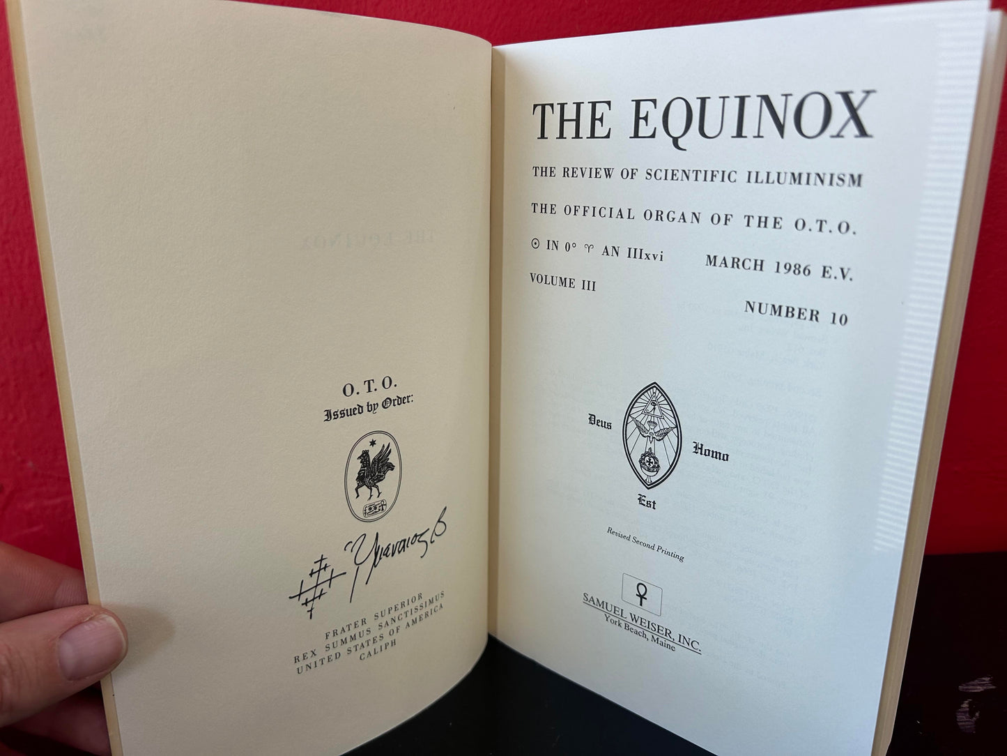 The Equinox Volume 3 Number 10