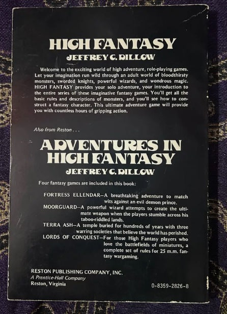 High Fantasy by Jeffrey Dillow