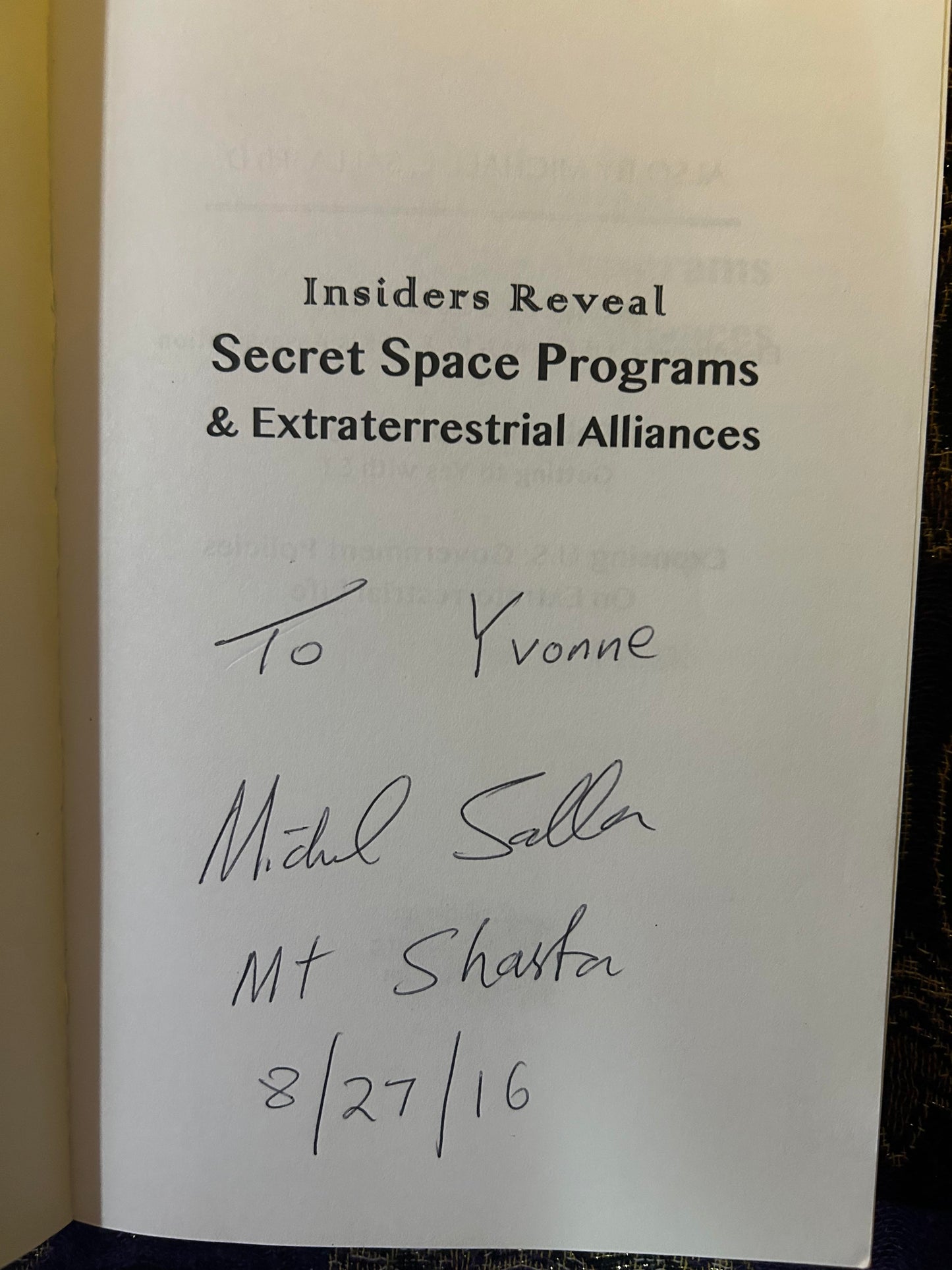 Insiders Reveal Secret Space Programs & Extraterrestrial Alliances (Signed)