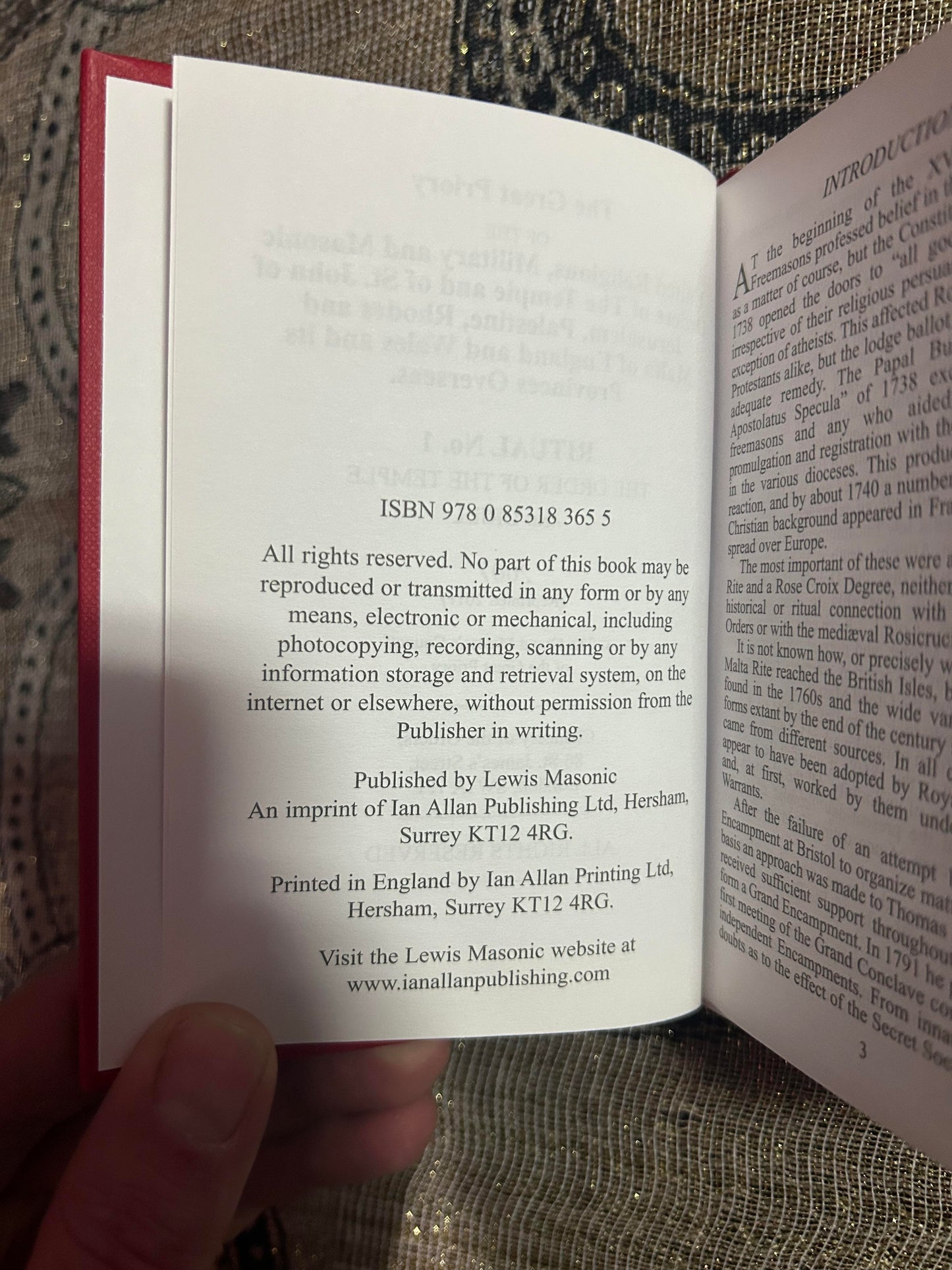 The Great Priory of the United Religious, Military and Masonic Orders of the Temple and of St. John of Jerusalem, Palestine, Rhodes and Malta of England and Wales and its Provinces Overseas