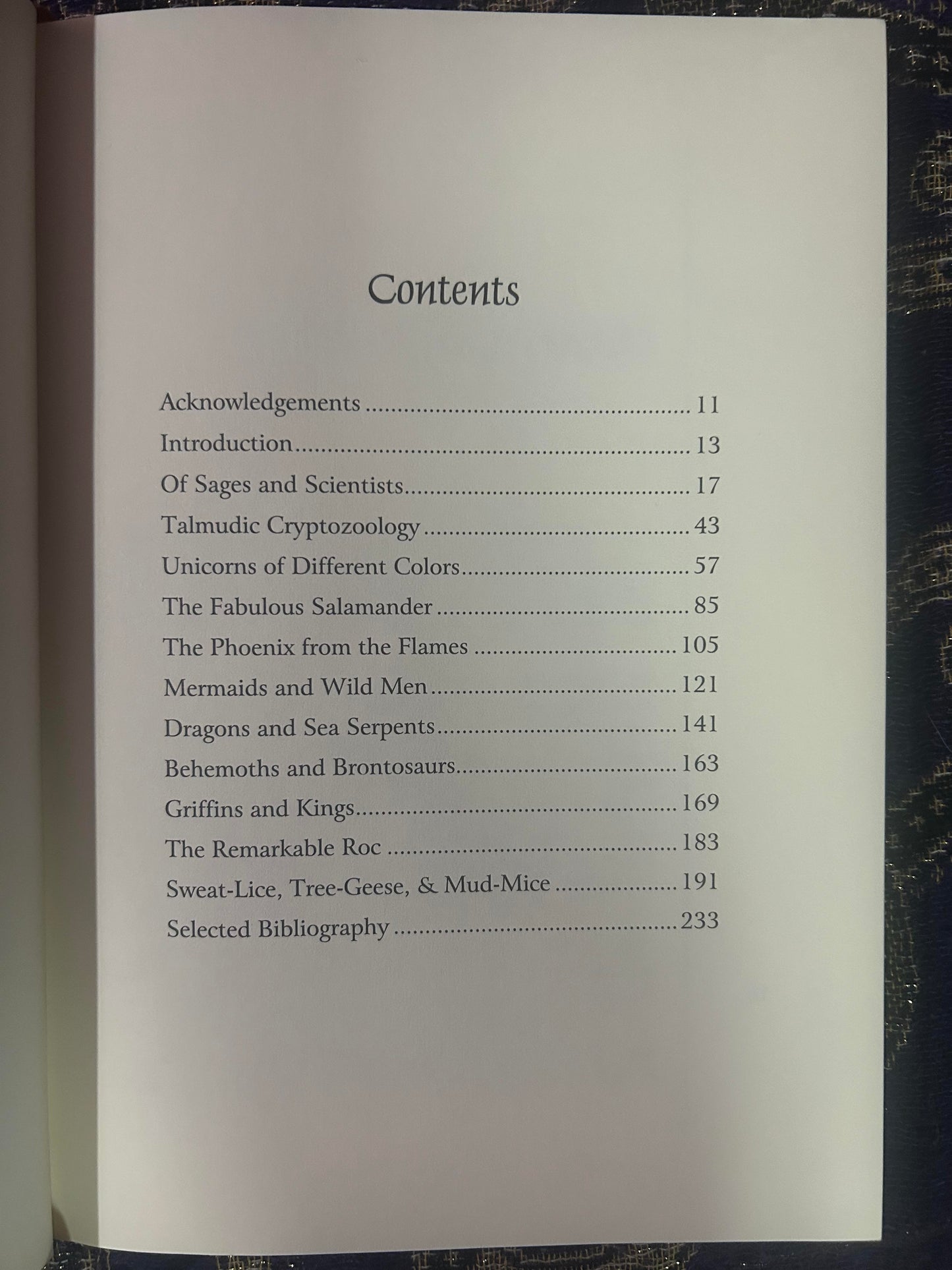 Mysterious Creatures Intriguing Torah Enigmas of Natural & Unnatural History by Nosson Slifkin