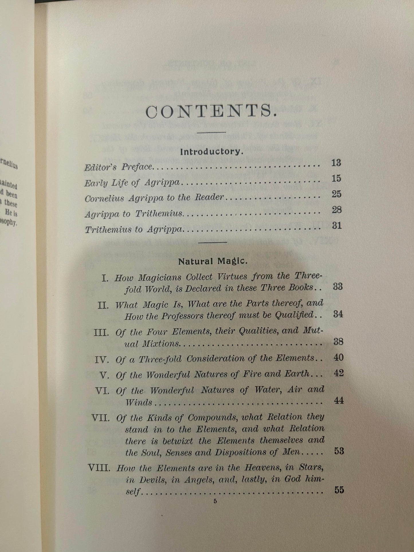 Occult Philosophy or Magic by Henry Cornelius Agrippa (1975)