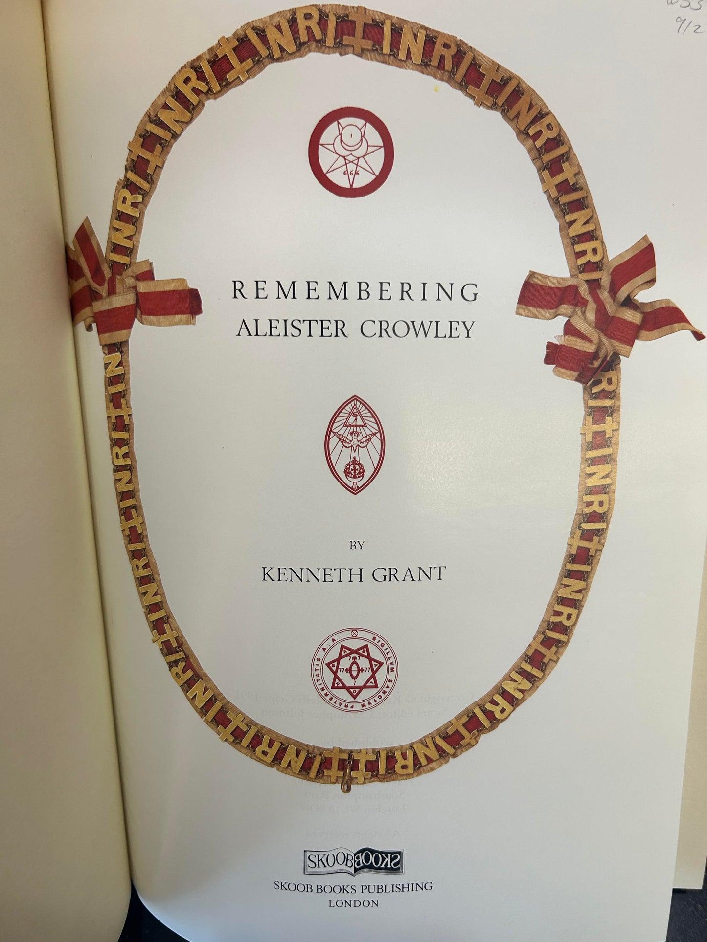 Remembering Aleister Crowley by Kenneth Grant