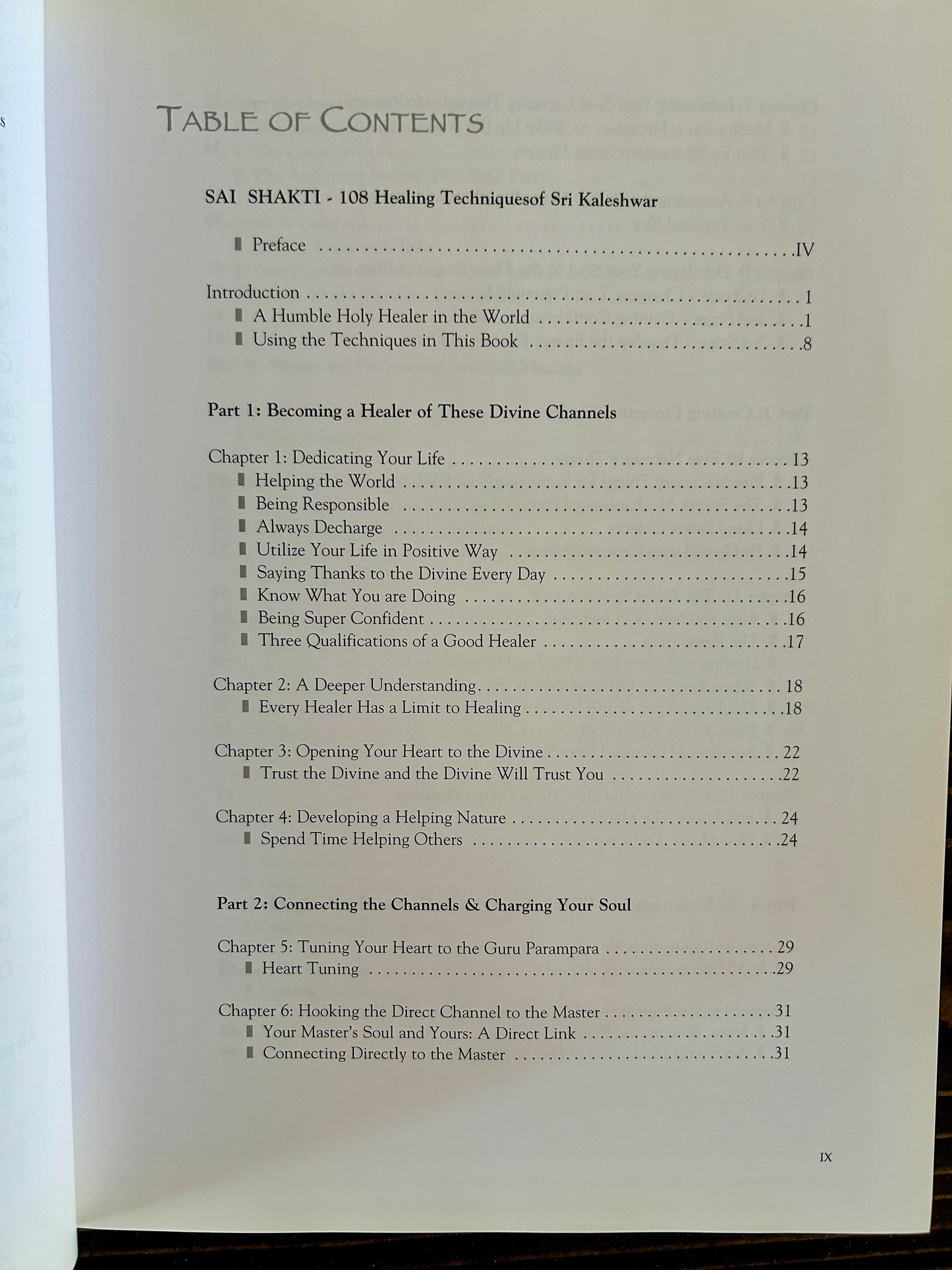 Sai Shakti 108 Healing Techniques of Sri Kaleshwar