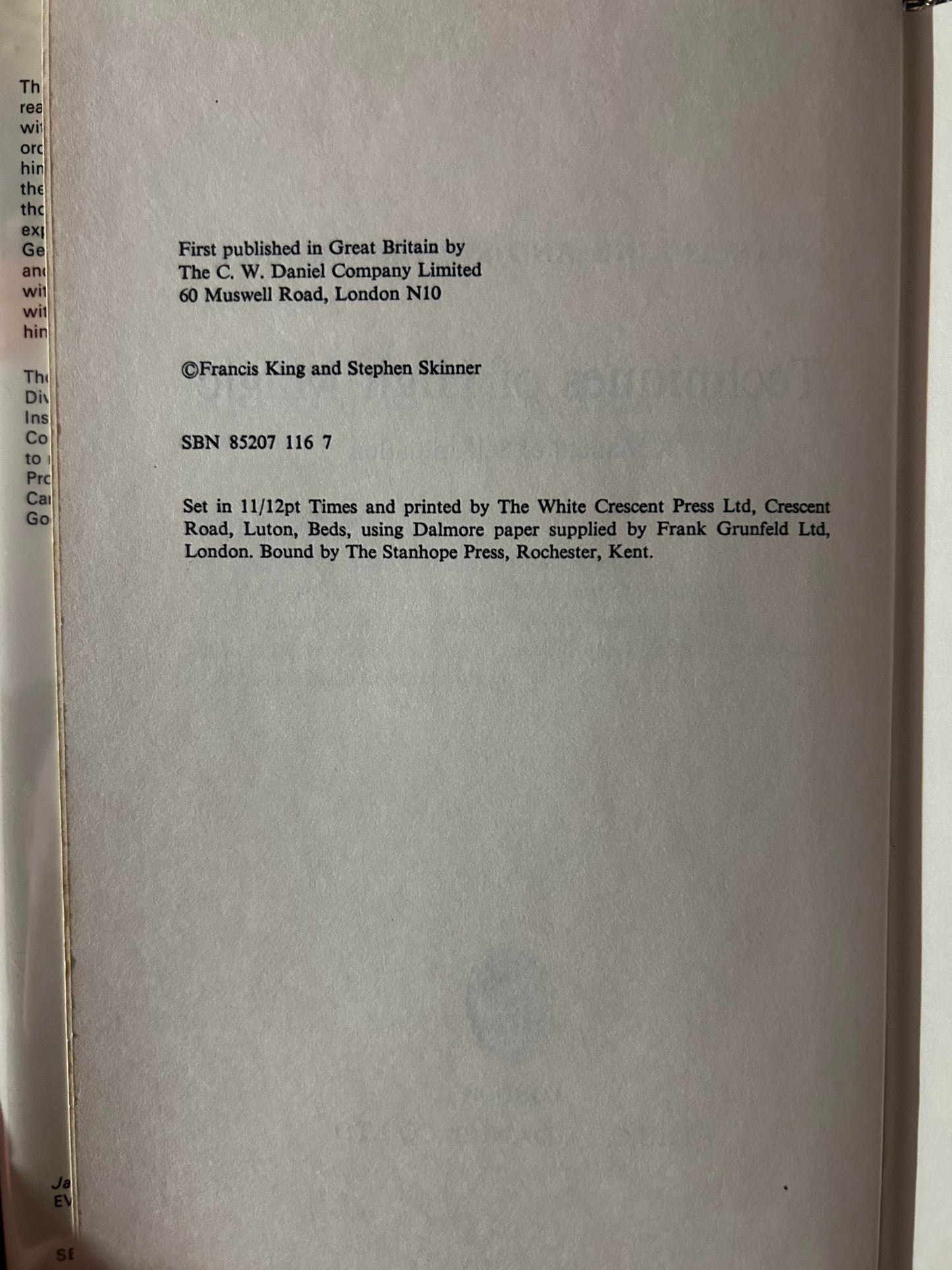 Techniques of High Magic: A Manual of Self-initiation by Francis X. King