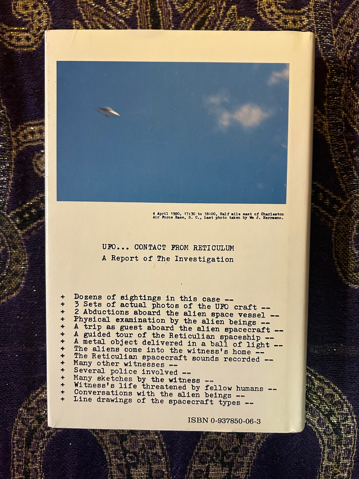 UFO Contact From Reticulum by Wendelle C. Stevens