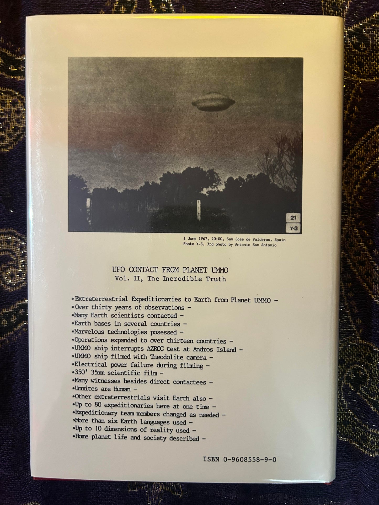 UFO Contact from Planet Ummo, Vol. 2 by Antonio Ribera (Limited Edition of 1,000 Copies)