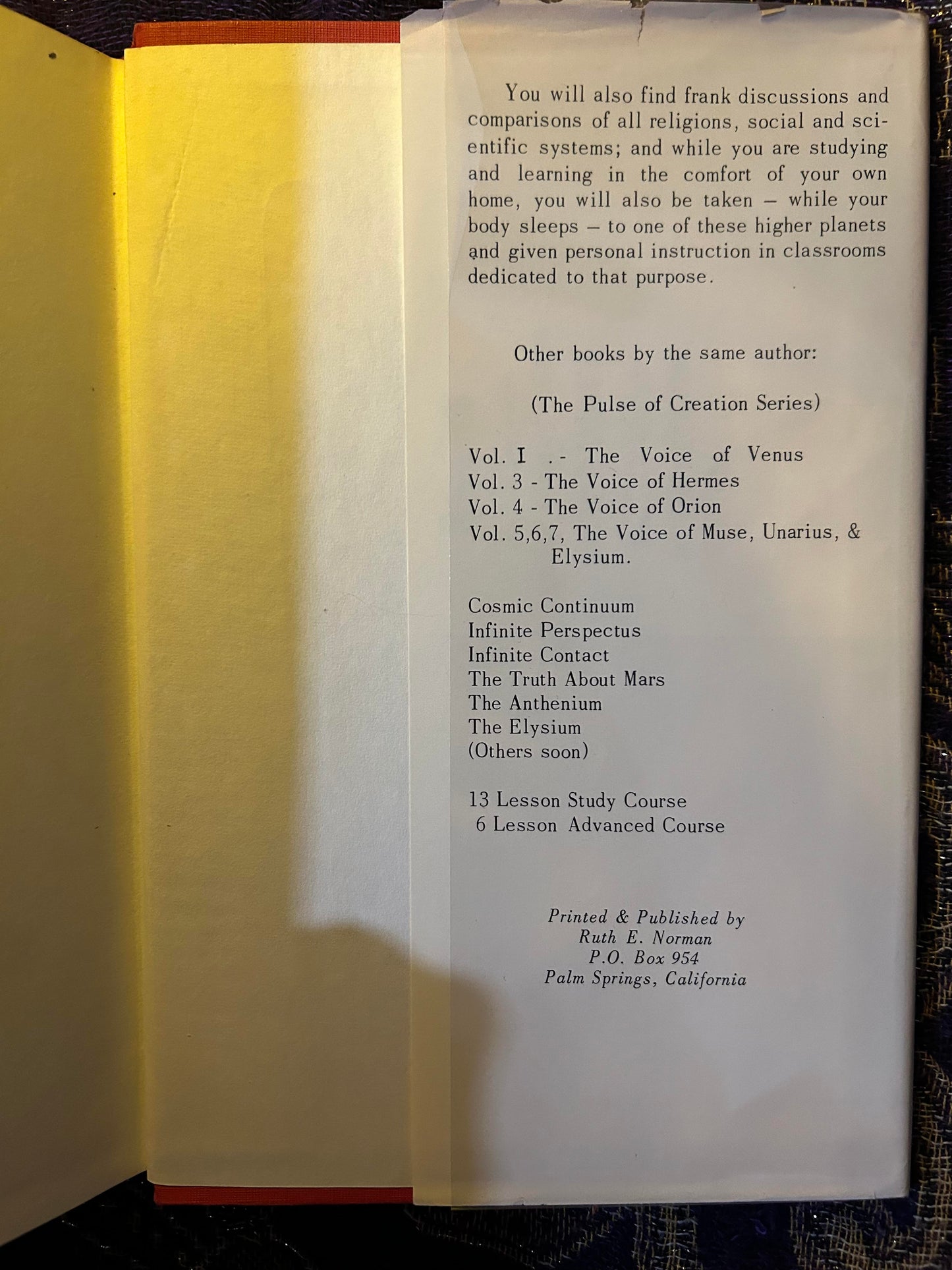 The Voice of Eros by Ernest L. Norman (1958)