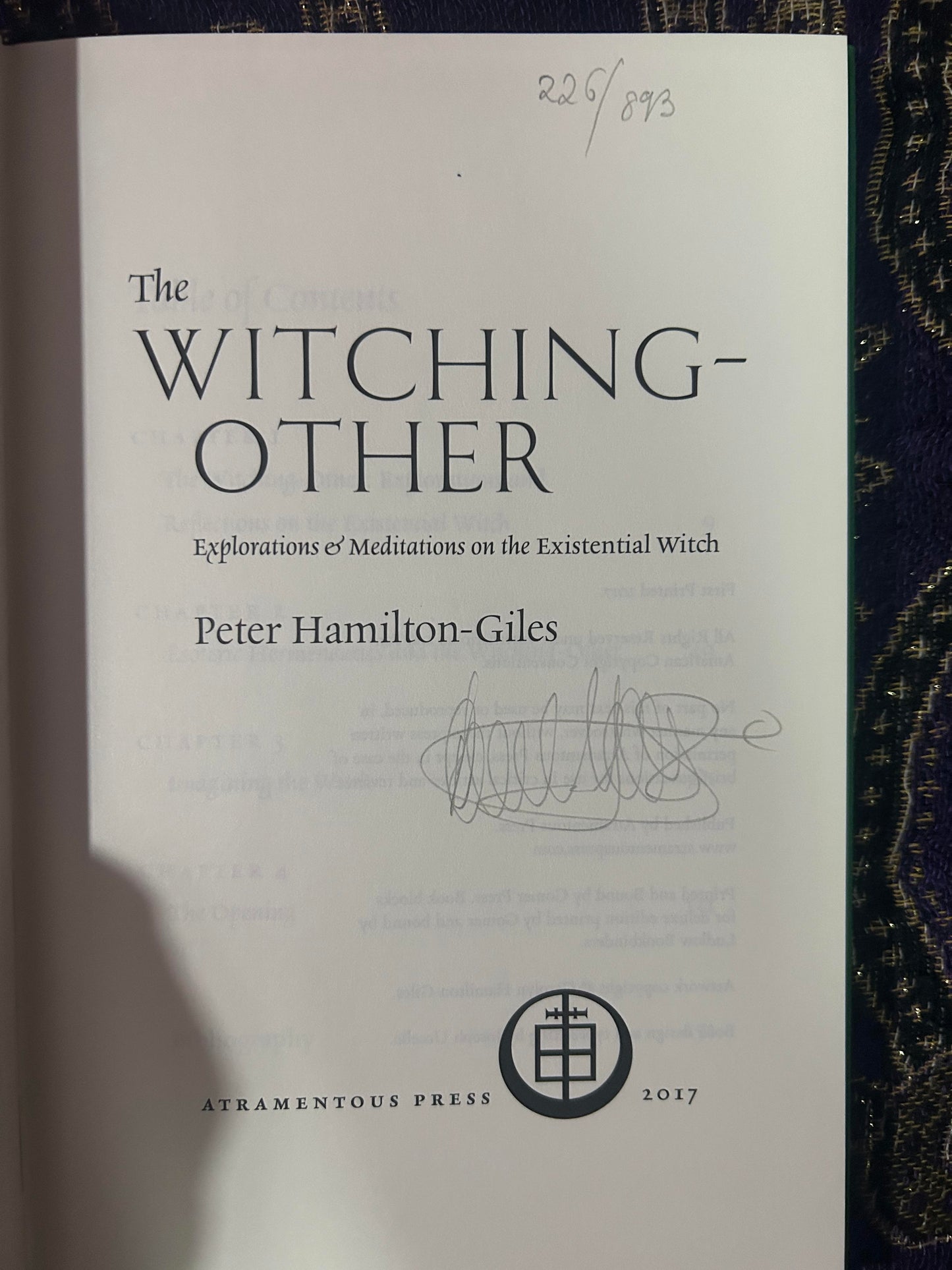 The Witching-Other by Peter Hamilton-Giles (Signed Limited Edition #226 of 893)