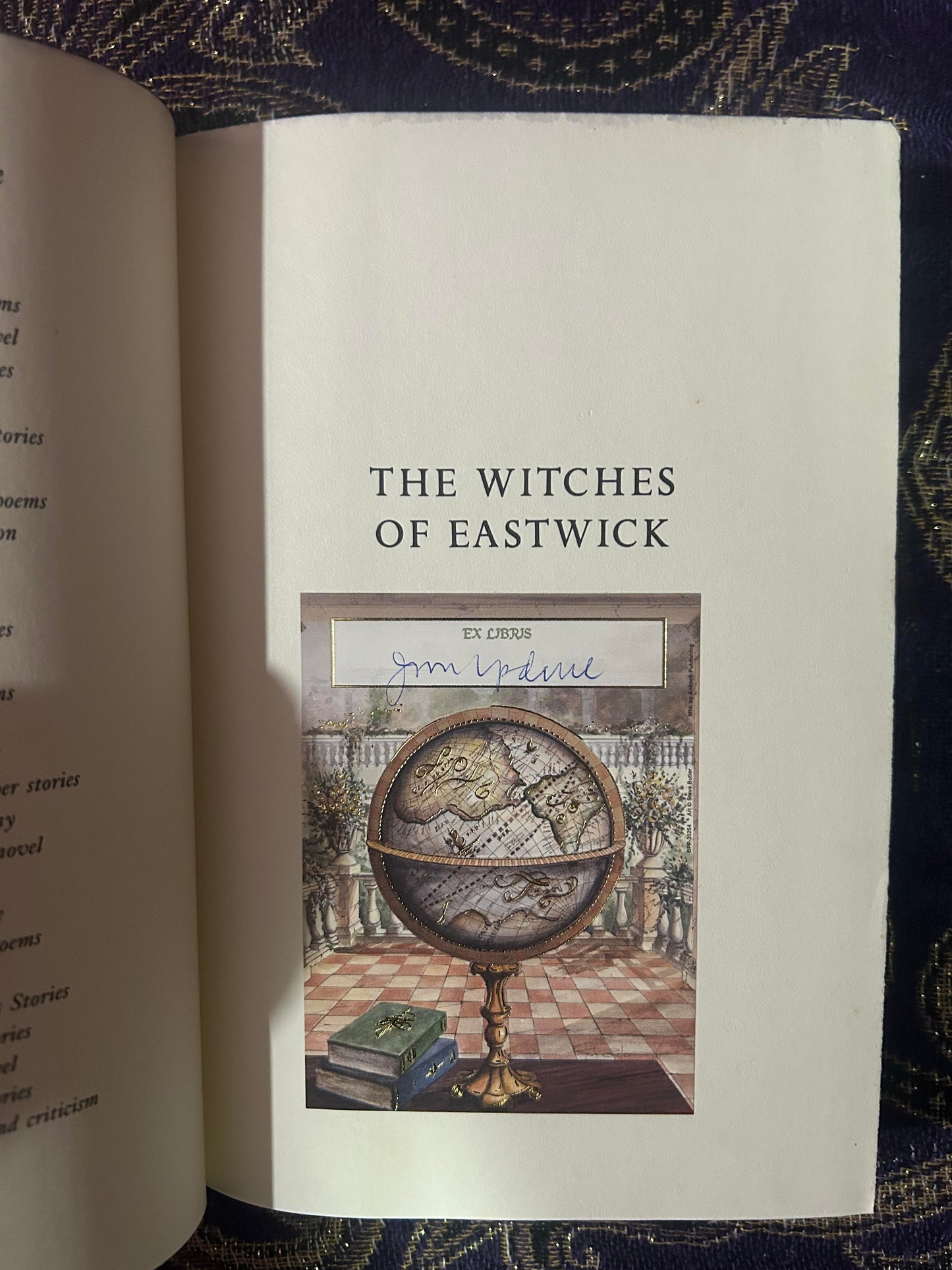 The Witches of Eastwick by John Updike (Signed by author)